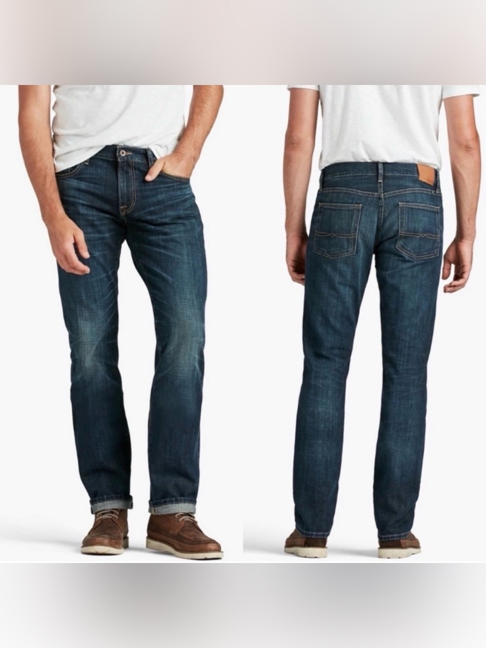 Lucky Brand 221 Straight Jeans - La Quinta Dark Blue size 34/32